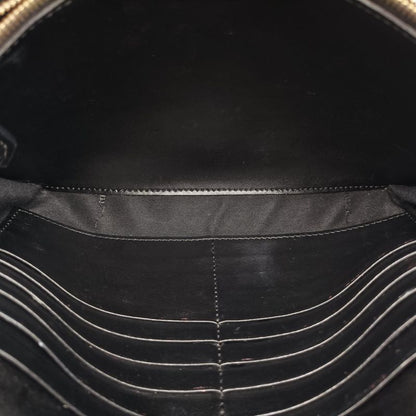 Fendi Canai F Logo Black Leather 8bs004 8bs004-aokk 179-3260