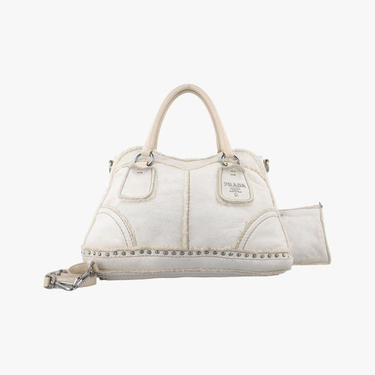 Prada Mouton White Shearling 113