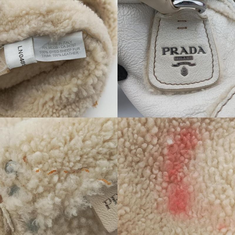 Prada Mouton White Shearling 113
