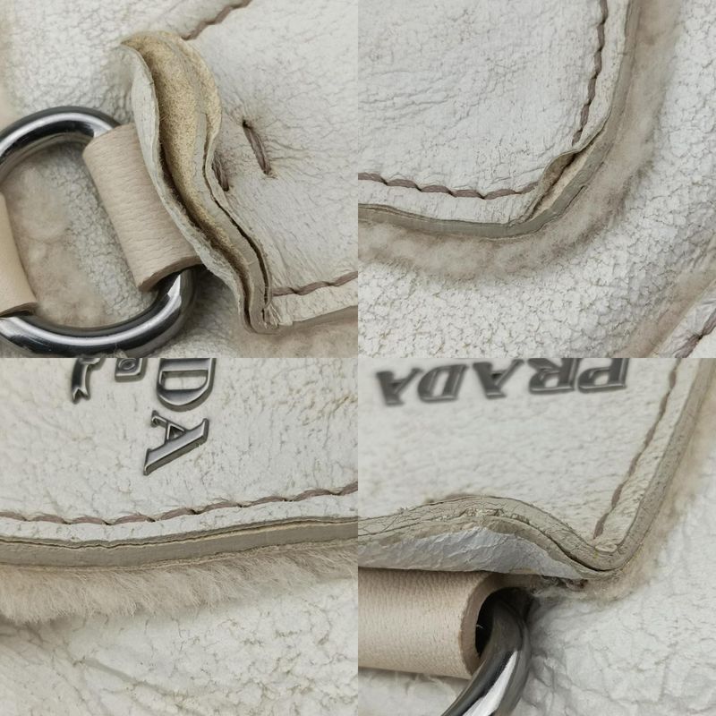 Prada Mouton White Shearling 113