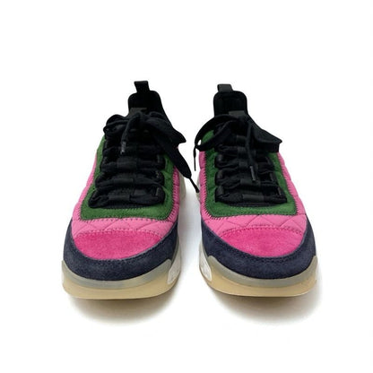Chanel Sneakers Shoes Fabric Suede Pink Here Mark Logo