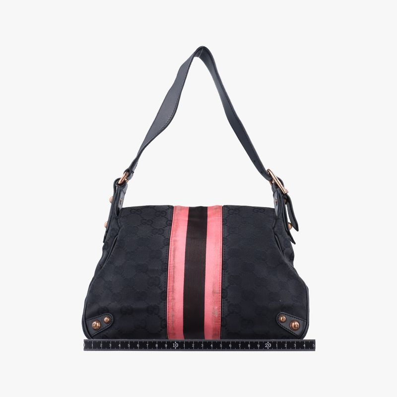 Gucci Horsebit Black Canvas And Velour 129699