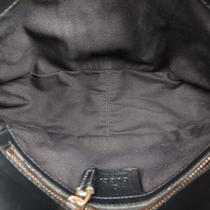 Gucci Horsebit Black Canvas And Velour 129699