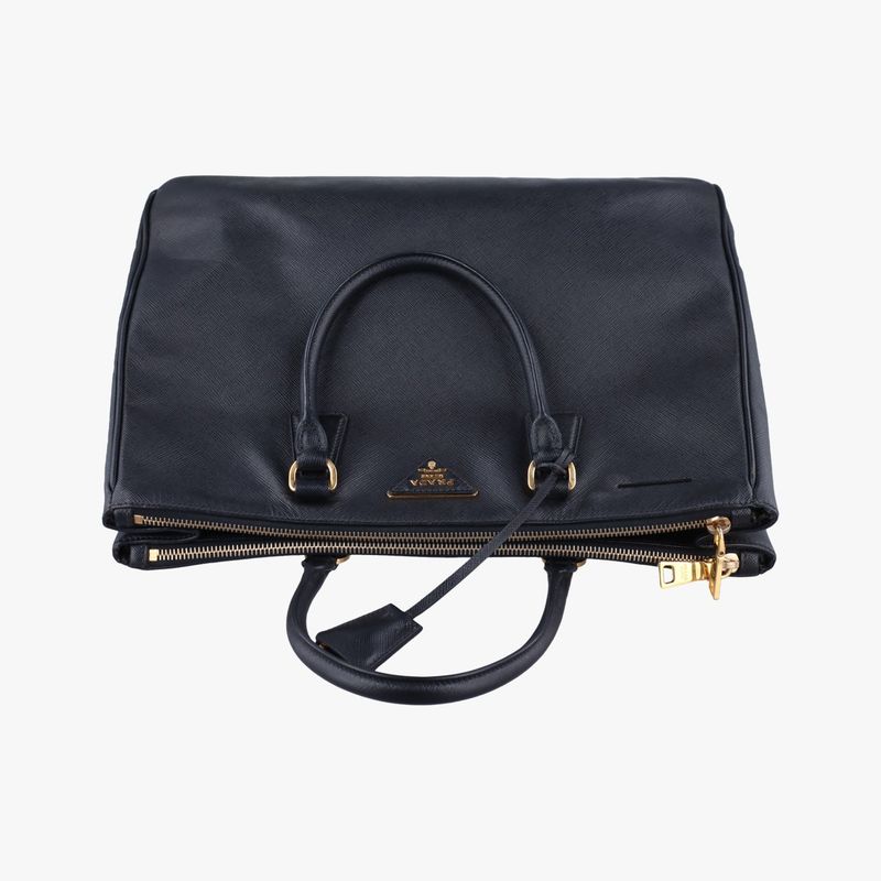 Prada Galleria Black Saffiano Leather 1ba274 64
