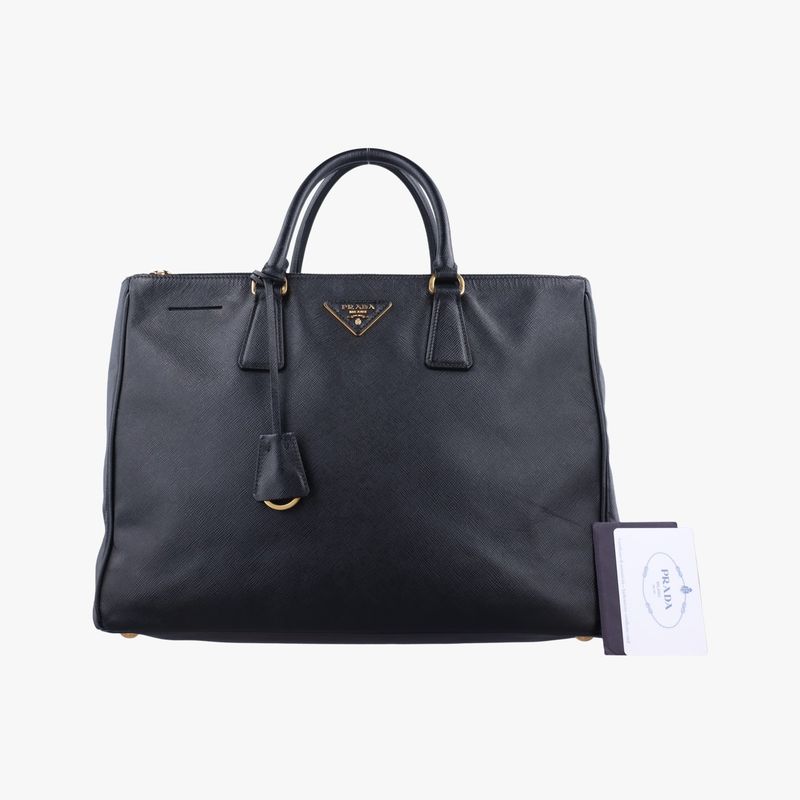 Prada Galleria Black Saffiano Leather 1ba274 64