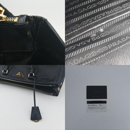 Prada Galleria Black Saffiano Leather 1ba274 64