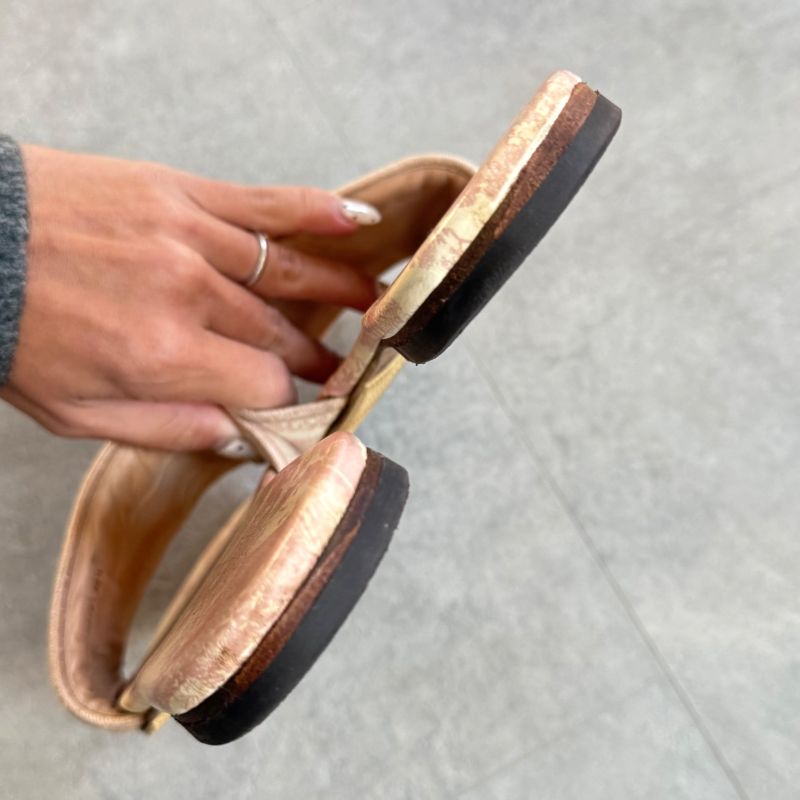 Christian Dior Dway Slide Sandals Embroidered Cotton Flat Sandals Mules 38 1 2