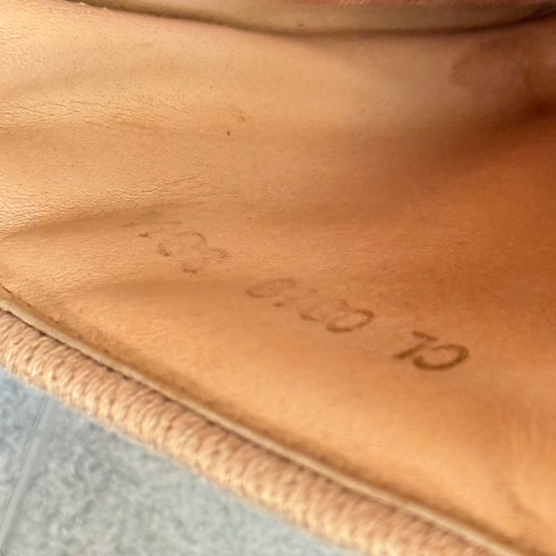 Christian Dior Dway Slide Sandals Embroidered Cotton Flat Sandals Mules 38 1 2