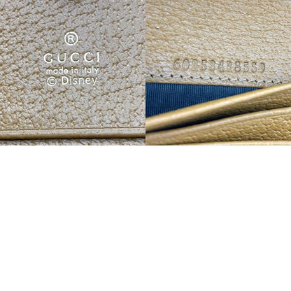 Gucci Disney Mickey Mouse Fold Wallet 602534 Brown