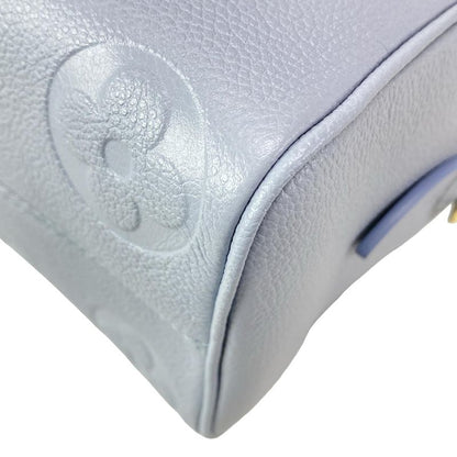 Louis Vuitton Monogram Empreinte Speedy Bandoliere 20 M46484 Blue Leather