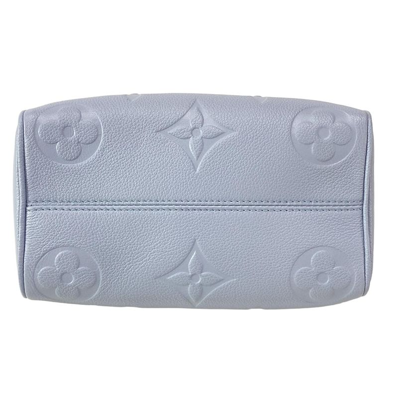 Louis Vuitton Monogram Empreinte Speedy Bandoliere 20 M46484 Blue Leather