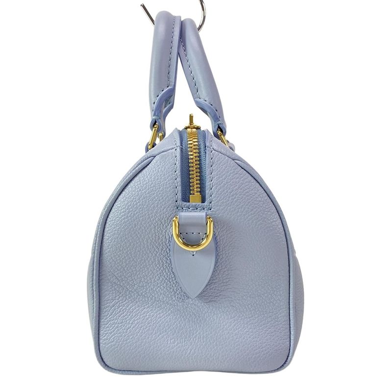 Louis Vuitton Monogram Empreinte Speedy Bandoliere 20 M46484 Blue Leather