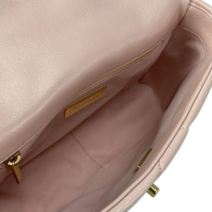 Chanel Shoulder Bag Chanel 19 As1160 Light Pink Metal Serial Plate / Chain