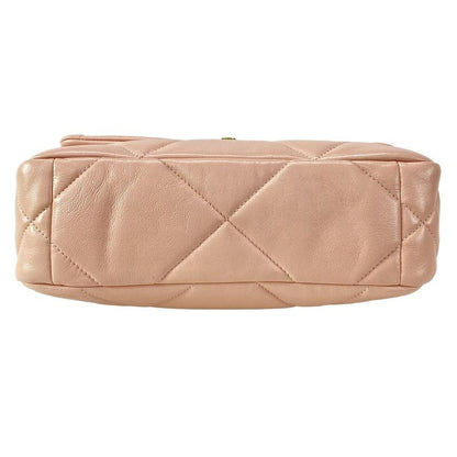 Chanel Shoulder Bag Chanel 19 As1160 Light Pink Metal Serial Plate / Chain