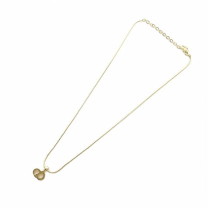 Christian DIOR Necklace Accessories Pendant Logo Stone Gold Color - GY11 MQ - OH