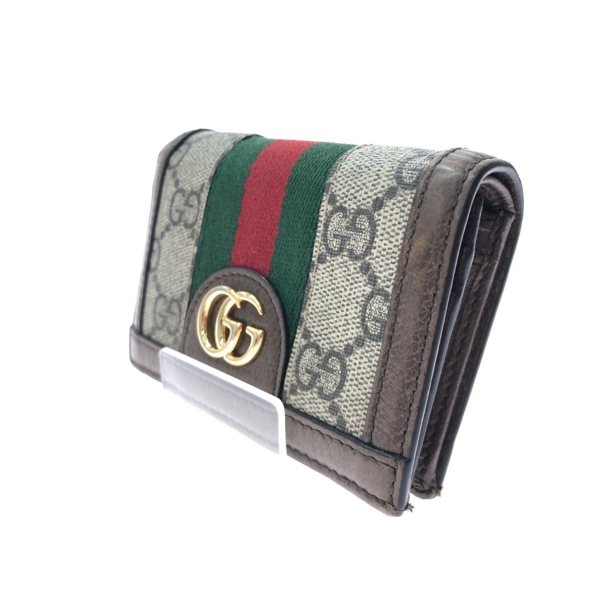 Gucci Women's Bifold Wallet Compact Wallet GG Supreme Ophidia GG