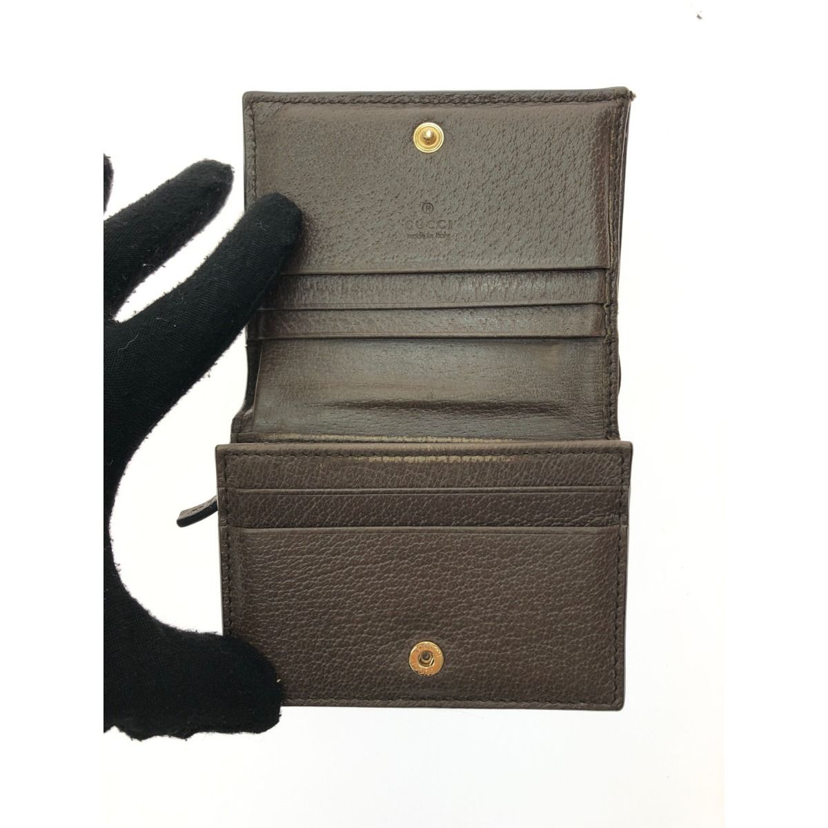 Gucci Women's Bifold Wallet Compact Wallet GG Supreme Ophidia GG