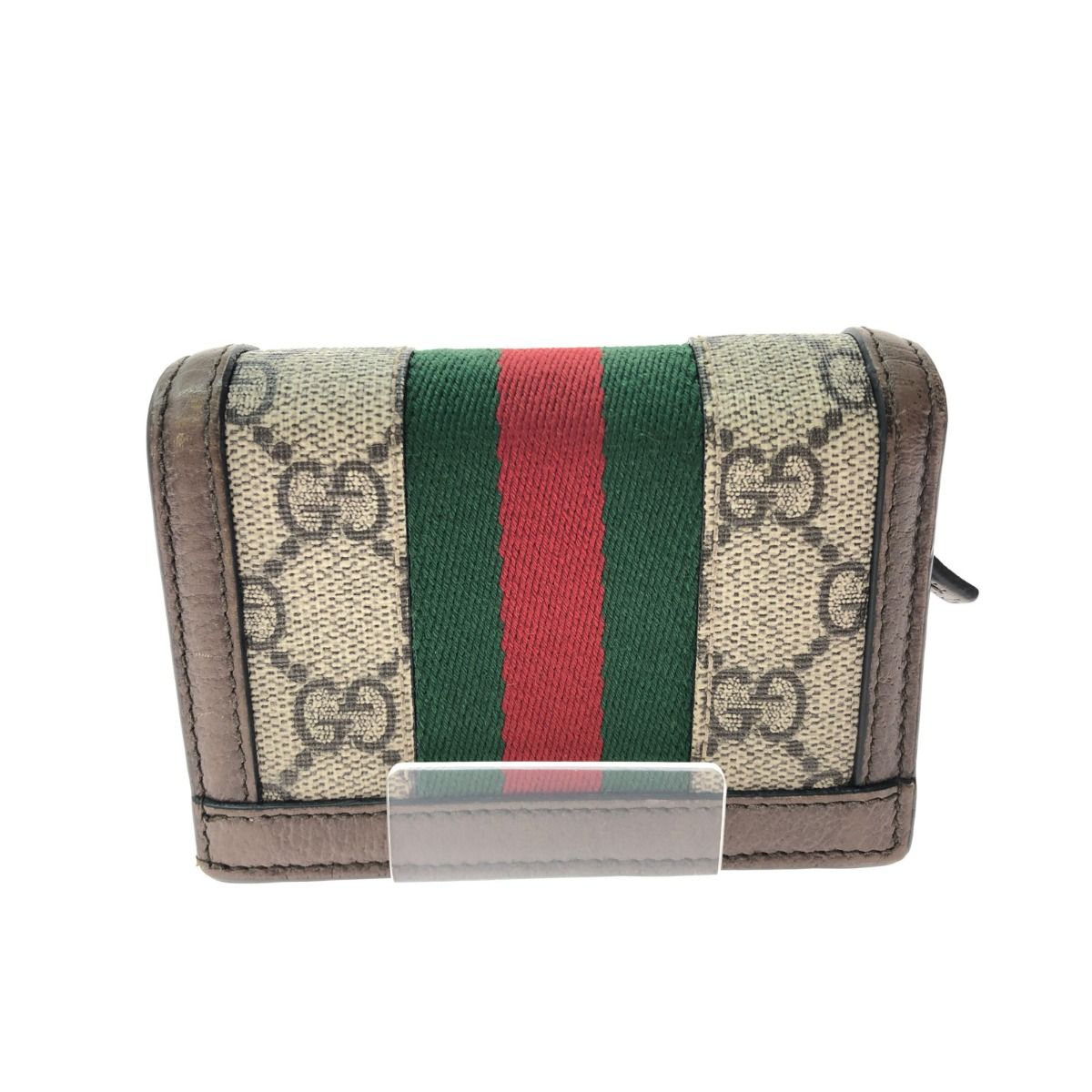 Gucci Women's Bifold Wallet Compact Wallet GG Supreme Ophidia GG