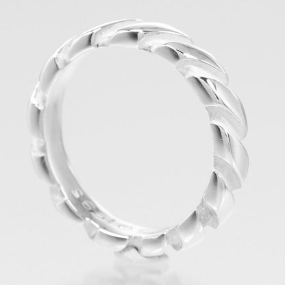 Tiffany & Co Twisted Vintage Silver 925 Size 10 Ladies' 3.1g Ring