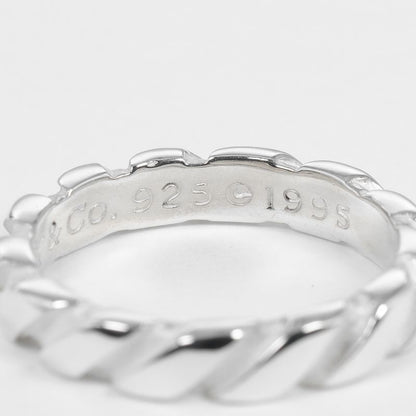 Tiffany & Co Twisted Vintage Silver 925 Size 10 Ladies' 3.1g Ring