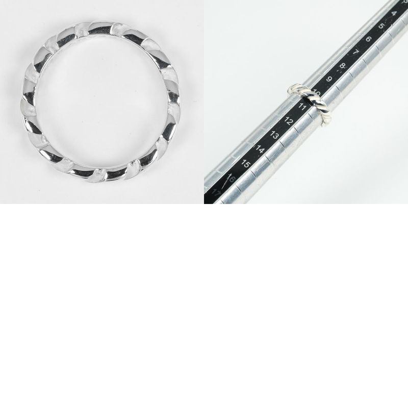 Tiffany & Co Twisted Vintage Silver 925 Size 10 Ladies' 3.1g Ring