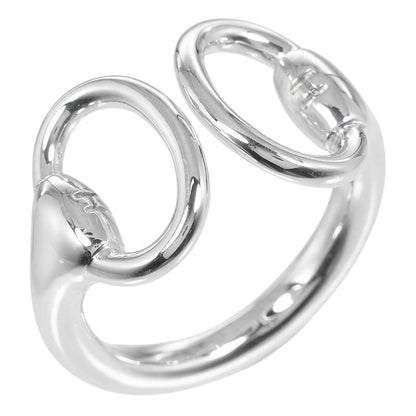 Hermes Nausicaa Silver 925 9.5 Ladies 5.4g Ring