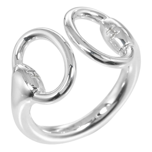 Hermes Nausicaa Silver 925 9.5 Ladies 5.4g Ring