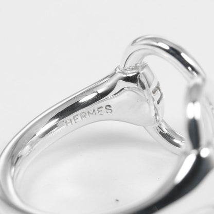 Hermes Nausicaa Silver 925 9.5 Ladies 5.4g Ring