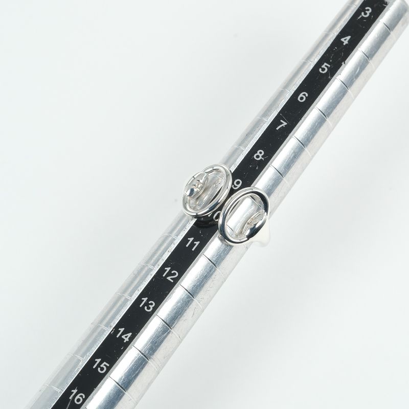 Hermes Nausicaa Silver 925 9.5 Ladies 5.4g Ring