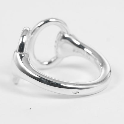 Hermes Nausicaa Silver 925 9.5 Ladies 5.4g Ring