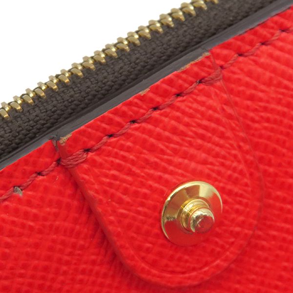 Louis Vuitton Bifold Wallet Portefeuille Lisa Monogram Canvas Grenade Gold