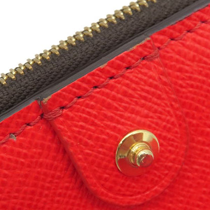 Louis Vuitton Bifold Wallet Portefeuille Lisa Monogram Canvas Grenade Gold