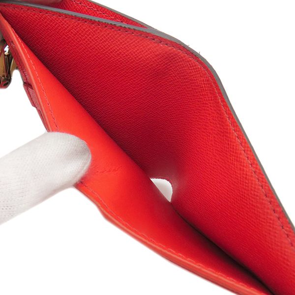 Louis Vuitton Bifold Wallet Portefeuille Lisa Monogram Canvas Grenade Gold