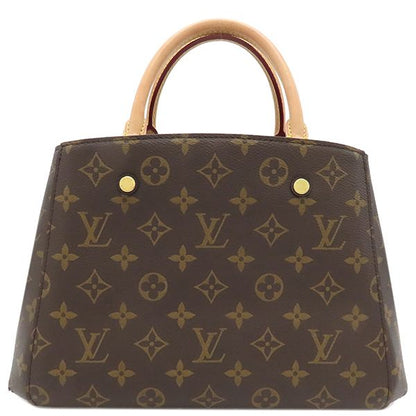Louis Vuitton 2way Bag Montaigne BB Monogram Canvas Monogram Gold Hardware
