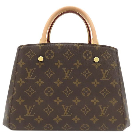 Louis Vuitton 2way Bag Montaigne BB Monogram Canvas Monogram Gold Hardware
