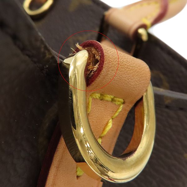 Louis Vuitton 2way Bag Montaigne BB Monogram Canvas Monogram Gold Hardware