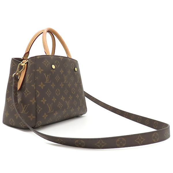 Louis Vuitton 2way Bag Montaigne BB Monogram Canvas Monogram Gold Hardware