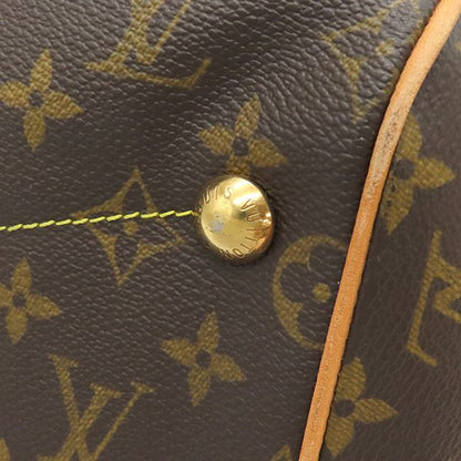 Louis Vuitton Handbag Tivoli GM Monogram Canvas Monogram Gold Hardware Brown