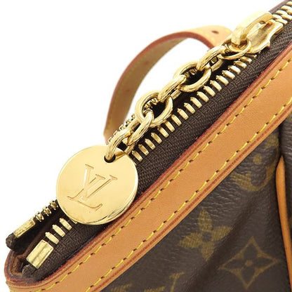 Louis Vuitton Handbag Tivoli GM Monogram Canvas Monogram Gold Hardware Brown