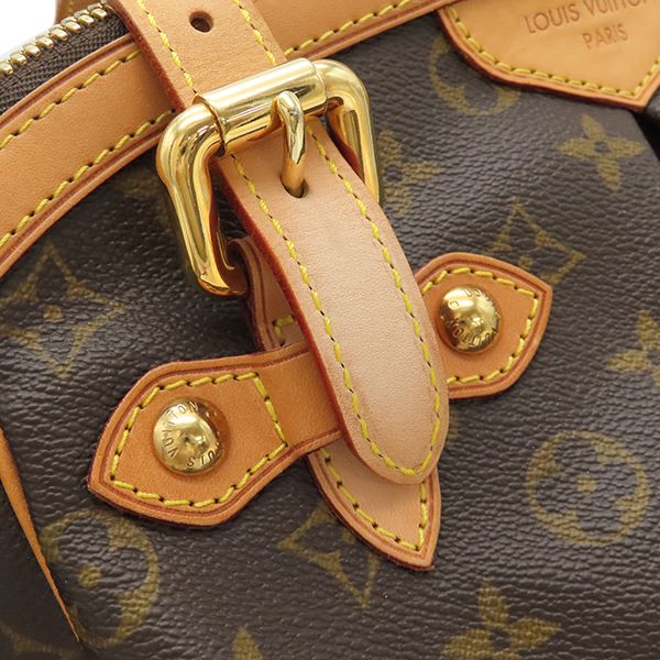 Louis Vuitton Handbag Tivoli GM Monogram Canvas Monogram Gold Hardware Brown