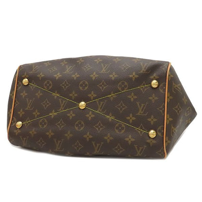 Louis Vuitton Handbag Tivoli GM Monogram Canvas Monogram Gold Hardware Brown