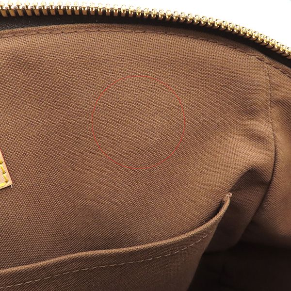 Louis Vuitton Handbag Tivoli GM Monogram Canvas Monogram Gold Hardware Brown