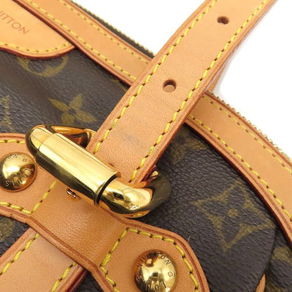 Louis Vuitton Handbag Tivoli GM Monogram Canvas Monogram Gold Hardware Brown