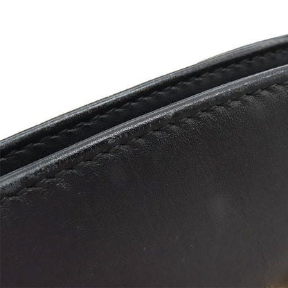 Gucci Shoulder Bag GG Marmont Ally Leather Black Gold Hardware Black Tote Bag