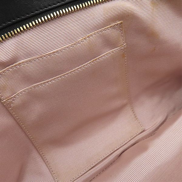 Gucci Shoulder Bag GG Marmont Ally Leather Black Gold Hardware Black Tote Bag