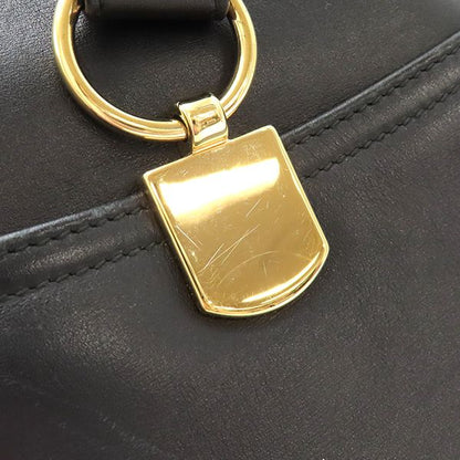 Gucci Shoulder Bag GG Marmont Ally Leather Black Gold Hardware Black Tote Bag