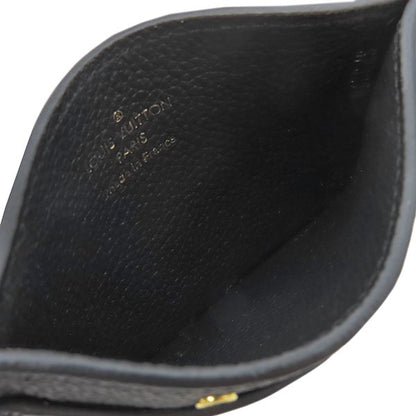 Louis Vuitton Card Case Porte Carte Surple Monogram Empreinte Black Gold