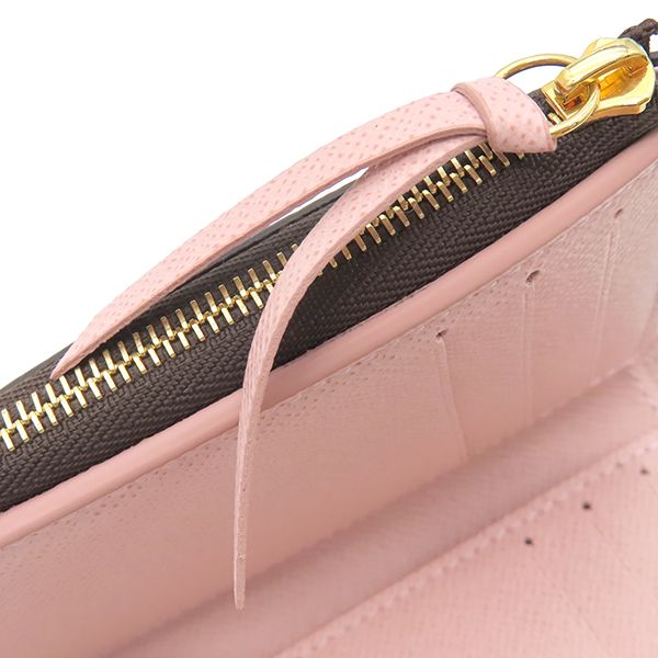 Louis Vuitton Trifold Wallet Portefeuille Victorine Monogram Canvas Rose