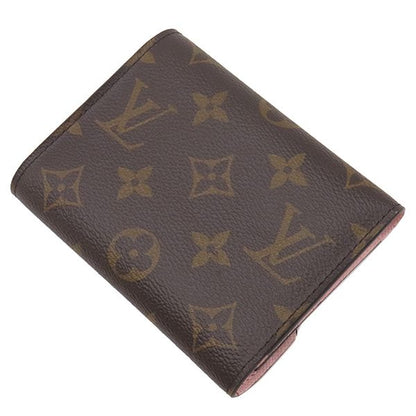 Louis Vuitton Trifold Wallet Portefeuille Victorine Monogram Canvas Rose