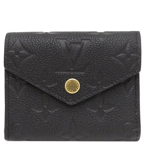 Louis Vuitton Trifold Wallet Portefeuille Zoë Monogram Empreinte Noir Black